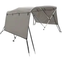 vidaXL 3-Bow Bimini-Top mit Seitenteilen 183x(185-198)x137 cm