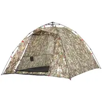 vidaXL Angelzelt 4 Personen Tarnmuster Quick Release