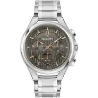 Bulova Herrenuhr Curv Chronograph -96A298