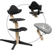 Stokke Nomi Bundle Hochstuhl inkl. Newbornset und Babyset, schwarz
