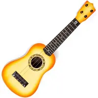 Eurekakids Realistische Ukulele Mit 4 Verstellbaren Saiten 56 Cm