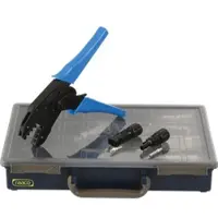 REICHELT SOLARSET 1 - Crimpzange im Set Solar-Steckverbinder, MC4 (Multi-Contact) komp