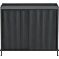 Muuto Enfold Sideboard, 100 x 85 cm, schwarz / anthrazit