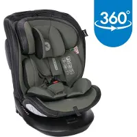 Lorelli Kindersitz i-Size Aviator (40-150cm) 360° drehbar, verstellbar, Isofix grün