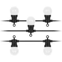 Rebel Außenlichterkette 50 LED warmweiß IP44 6m
