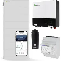 Growatt SPH5000TL3-BH-UP 5kW Hybrid Wechselrichter mit 17.9kWh Solarspeicher-Set