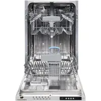 Continental Edison CELV1045FI Einbau-Geschirrspüler - 10 Maßgedecke - Breite44,8cm - - 45 dB - Weiß
