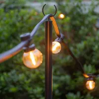 LumenXL Metallstangen für Lichterketten - 2er-Set