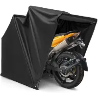 Coast Motorradständer - Robust - Wetterfest - 345 x 137 x 190 cm - Schwarz