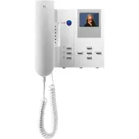 TCSS IMM1300-0140 Video Türtelefon Serie IMM mit 4 + 5 Tasten, Aufputzmontage weiß IMM13000140