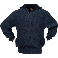 Scheibler Pullover Grösse XXL schwarz/blau-meliert