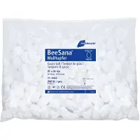 Meditrade BeeSana Mulltupfer, ohne RöKo, unsteril, 25 x 26 cm, Hütchenform, eigroß | Packung (250 Stück)