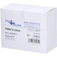 FIWA Mullbinden 6 cmx4 m 100% Baumwolle 20 St Binden