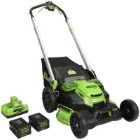 Greenworks 60V Rasenmäher 61cm mit Radantrieb - 2x 4Ah Akkus