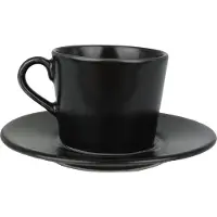 Bonna Notte Neat - Espressotassen und Untertasse - 80 cc - Porcelain - 6er set