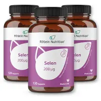 R(h)ein Nutrition Selen 200 NE, 3x120 St