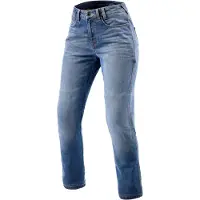 REV'IT! Victoria 2 Damen SF Classic Blau Used Motorradjeans Größe L32/W34
