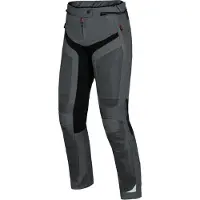 IXS Trigonis-Air Damen Dunkelgrau Schwarz Motorrad Textilhose Größe Short L