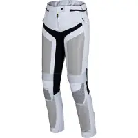IXS Trigonis-Air Damen Hellgrau Schwarz Motorrad Textilhose Größe M