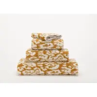 Abyss & Habidecor Gesichtshandtuch Sauvage Gold (30 x 30 cm)