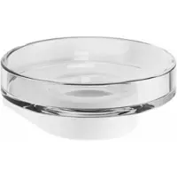 DECOR WALTHER Seifenschale Century WSS Wandmodell Kristall Matt Weiß Transparent