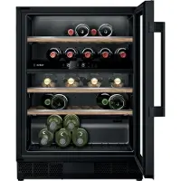 Bosch Serie 6 KUW21AHG0, Integriert, 44 Flasche(n), 60 W, G, Innenbeleuchtung, Schwarz