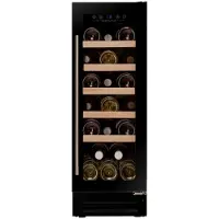 Dunavox Unterbau Weinkühler Flow-19 DAUF-19.58B, Höhe 813mm, 19 Flaschen, schwarz