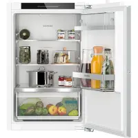 Siemens iQ500, Einbau-Kühlschrank, 88 x 56 cm, Flachscharnier mit Softeinzug KI21RADD1, 136 l, SN-ST, 28 dB, D, Weiß