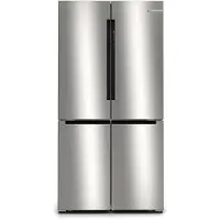 Bosch Serie 4 KFN96VPEA, Freistehend, French door, Edelstahl, 605 l, SN-T, C