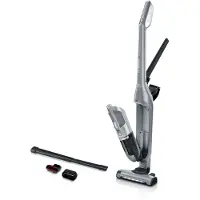 Bosch Serie 4 BCH3K2301, 2-in-1-Stabstaubsauger, Beutellos, Silber, 0,4 l, Rechteckig, Trocken