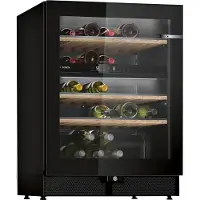Bosch Serie 6 KWK16ABGB, Weinkühler mit Kompressor, Freistehend, 44 Flasche(n), 60 W, G, Schwarz