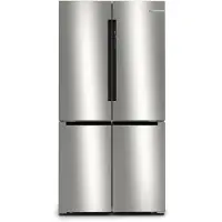Bosch Serie 4 KFN96APEA, Freistehend, Mehrtürig, Edelstahl, 605 l, SN-T, C