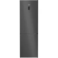 Siemens Kühl-Gefrier-Kombination KG36NXXBF 186x60cm gebürsteter schwarzer Stahl AntiFinger...