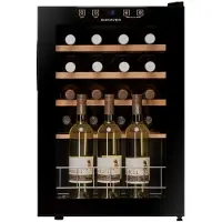 Dunavox Stand Weinkühler Home, 65cm, 62L, 20 Flaschen, schwarz, DXFH-20.62