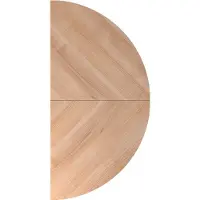 Hjh OFFICE PRO LA160 G - Ansatztisch 160x80 Nussbaum