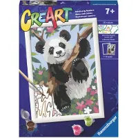 Ravensburger Malen nach Zahlen - CreArt Verspielter Panda Tier-Set