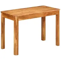 vidaXL Esstisch 110x55x76 cm Massivholz Akazie