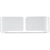 Ideal Lux CLIP AP2 SMALL, Oberfläche, 2 Glühbirne(n), E27, IP20, Weiß