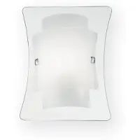 Ideal Lux TRIPLO AP1, Oberfläche, Rechteck, 1 Glühbirne(n), E27, IP20, Transparent