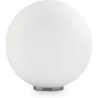 Ideal Lux MAPA TL1 D40, Nickel, Weiß, Glas, Metall, IP20, E27, 60W, Umgebung