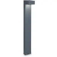 Ideal Lux Moderne Stehleuchte Sirio Aluminium Anthrazit 2 Lichter 3W 3000K Warmes Licht H80Cm