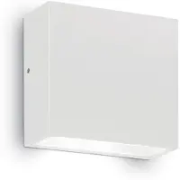 Ideal Lux Moderne Wandleuchte Tetris-1 Aluminium Weiß 1 Licht 3W 3000K Warmes Licht