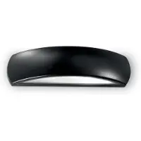 Ideal Lux Moderne Wandleuchte Giove Aluminium Schwarz 1 Leuchte E27