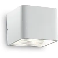 Ideal Lux Moderne Klick Metall Wandleuchte Weiß Led 5,5W 3000K Warmes Licht