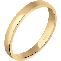 Elli Ring Basic Bandring Trend 925 Sterling Silber Elli Gold