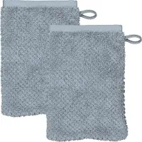 Cawö Waschlappen Pure Uni Sea (6er-Set)