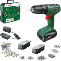 Bosch Akku-Schlagbohrmaschine EasyImpact 18V-40 + SystemBox, 1 x Akku PBA 18V 1.5Ah