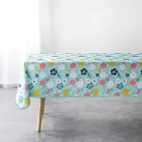 Douceur d'intérieur Tischdecke NAPPE RECTANGLE 150 x 240 CM POLYESTER IMPRIME LILY MENTHE herren