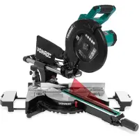 Vonroc Kapp- und Gehrungssäge PRO - 255mm - Multi-Material | Mit Laser und LED-Licht