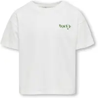 Kids Only T-Shirt Maiken 15313877 Weiß Regular Fit